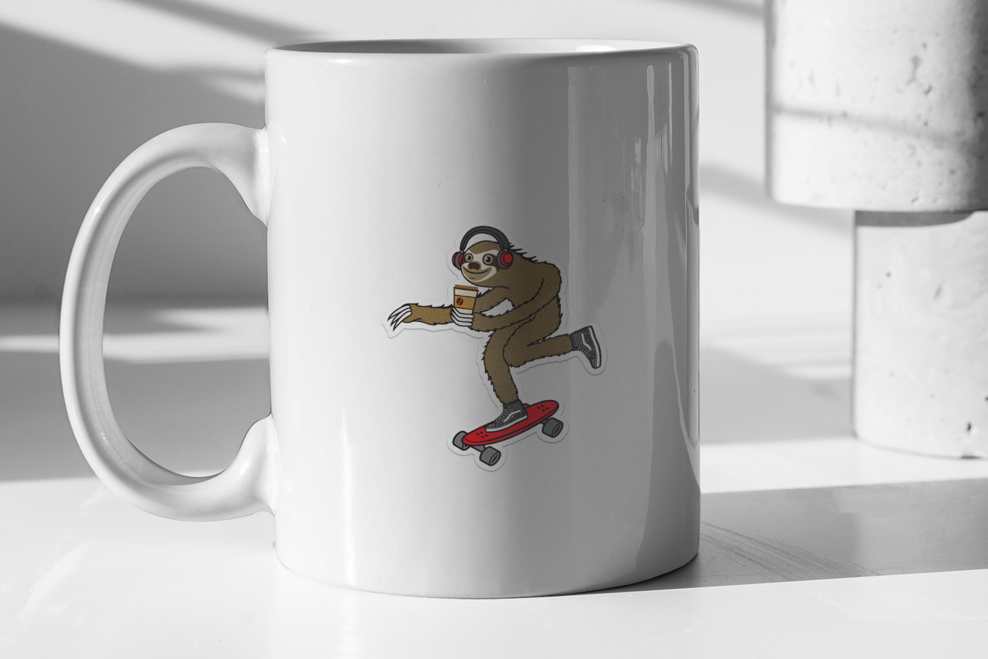 Skater Sloth Coffee 185