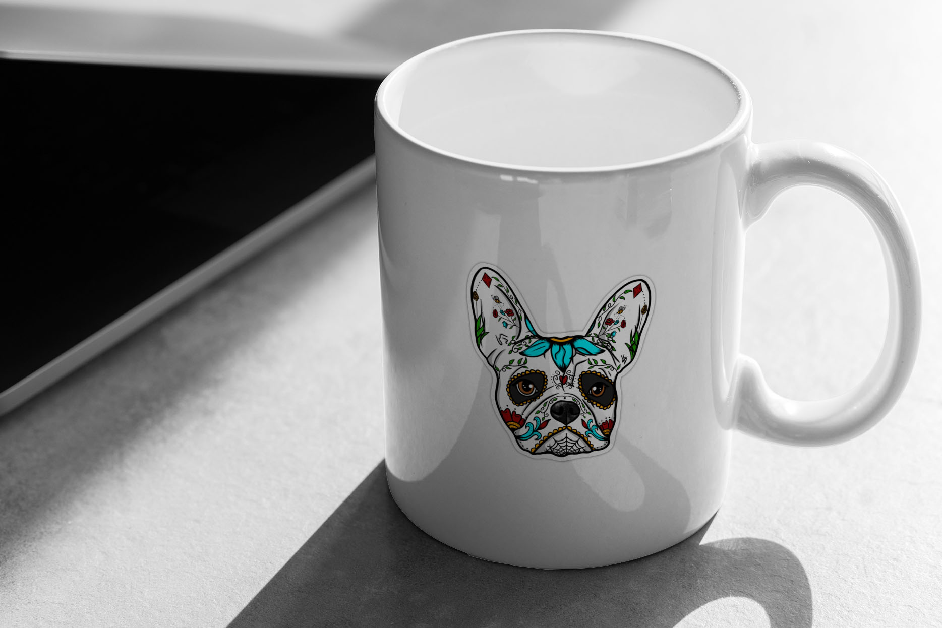 Frenchie Sugar skull 179