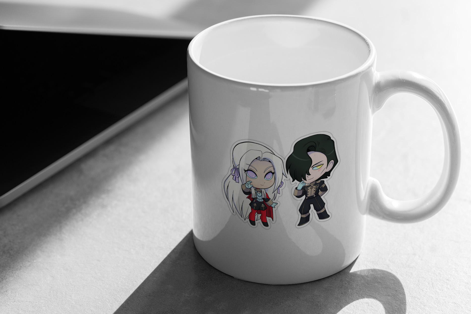 Edelgard and Hubert - Fire Emblem Three Houses - Chibi Cuties 263