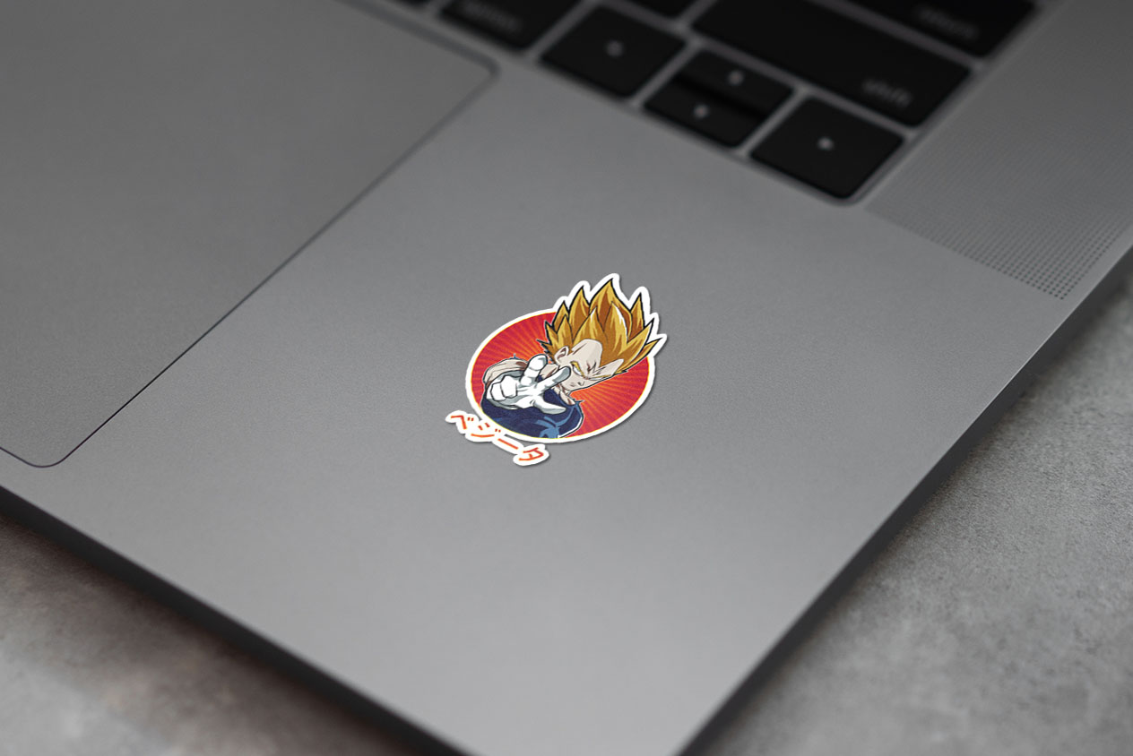 Majin Vegeta DBZ Sticker 52