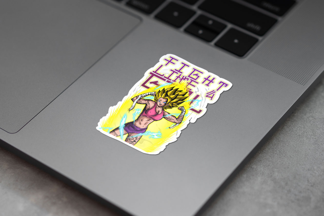 FIGHT LIKE A GIRL Sticker 52