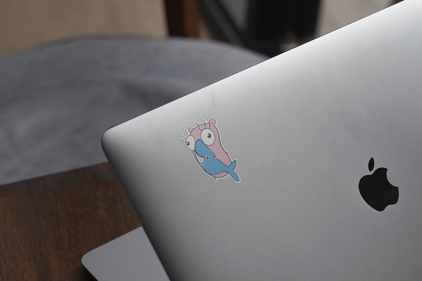 The Golang Mascot Heartly Hugging Docker 193