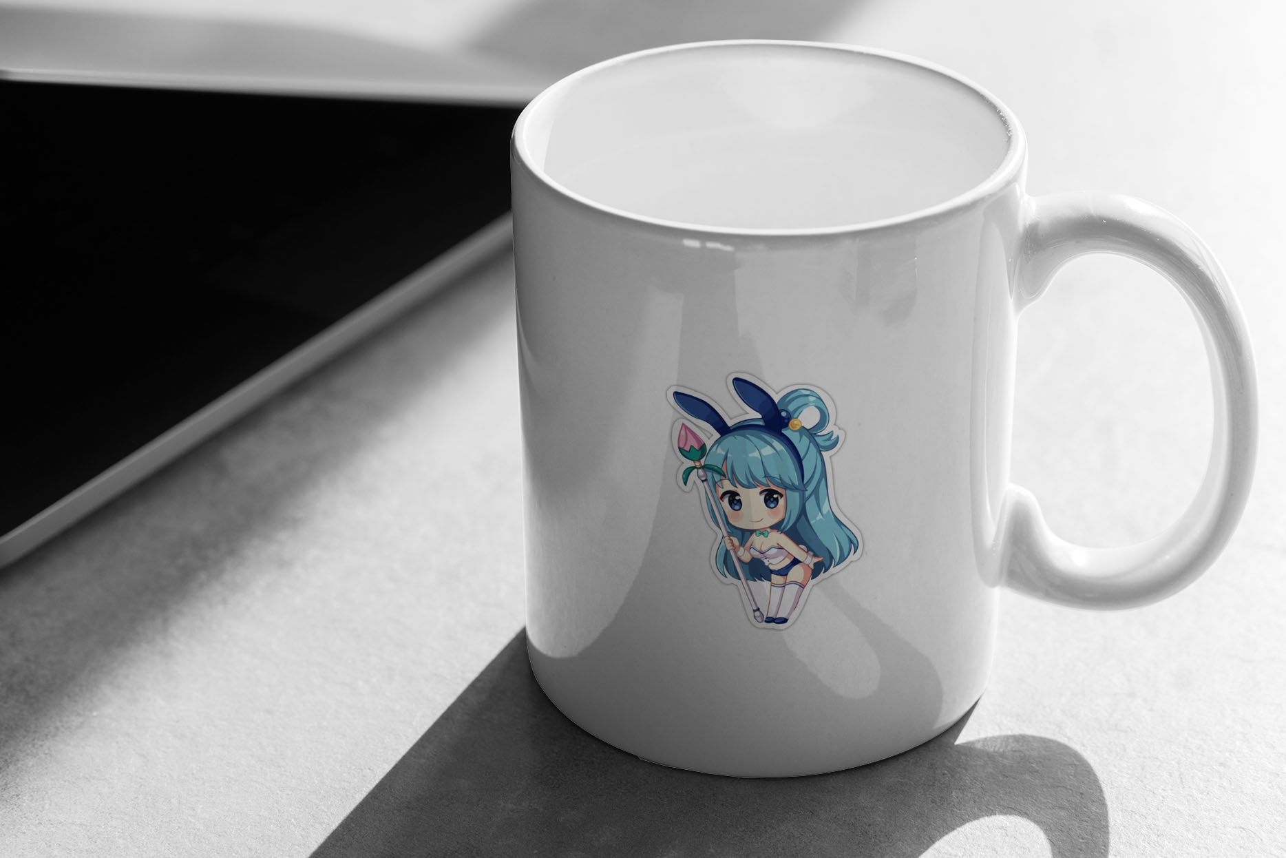 Aqua Bunny Chibi 100