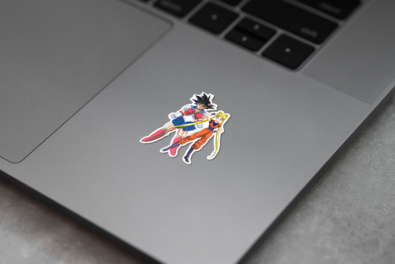 Goku x Serena · XY Warriors Sticker 52