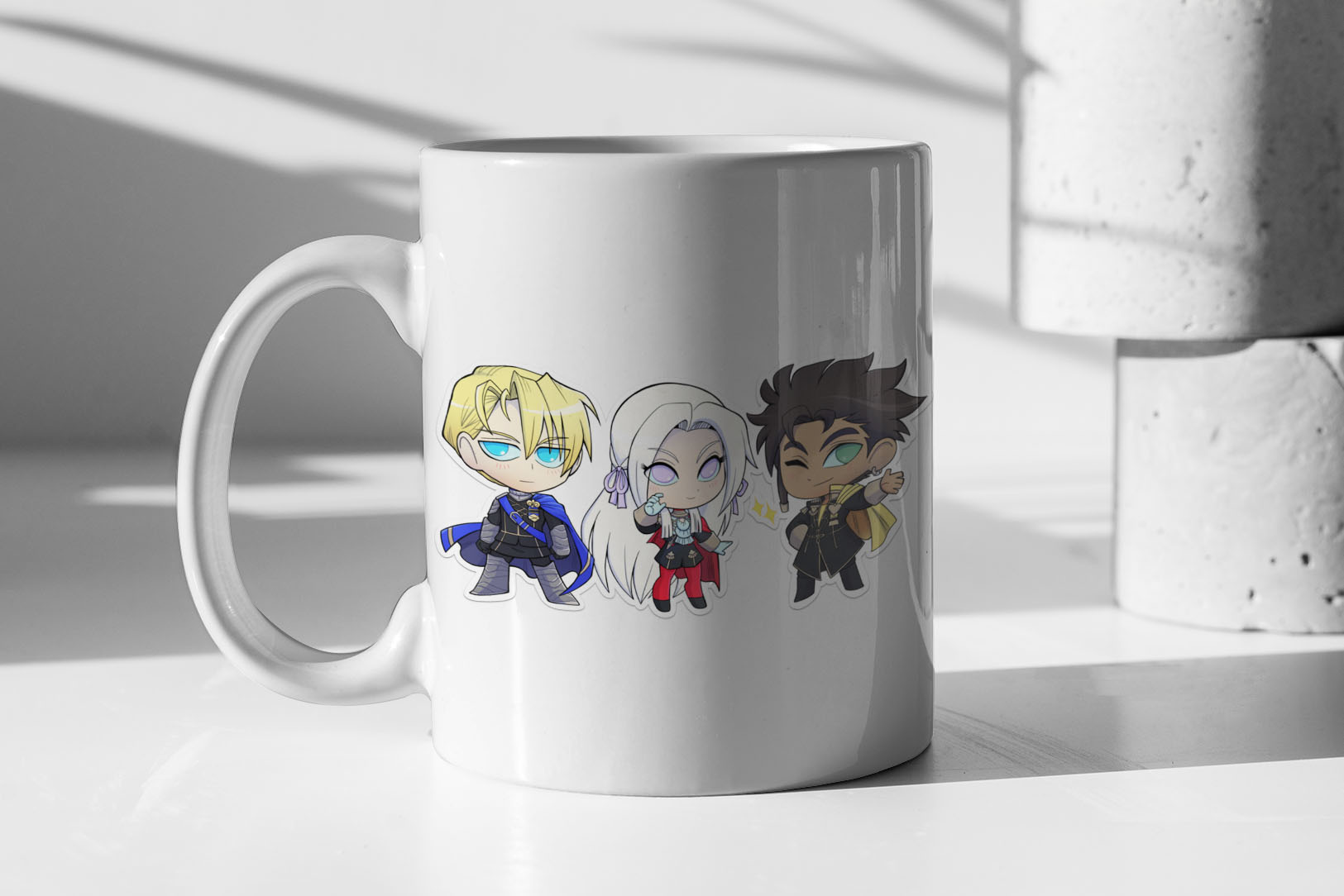 Dimitri, Edelgard, and Claude - Fire Emblem Three Houses - Chibi Cuties 263