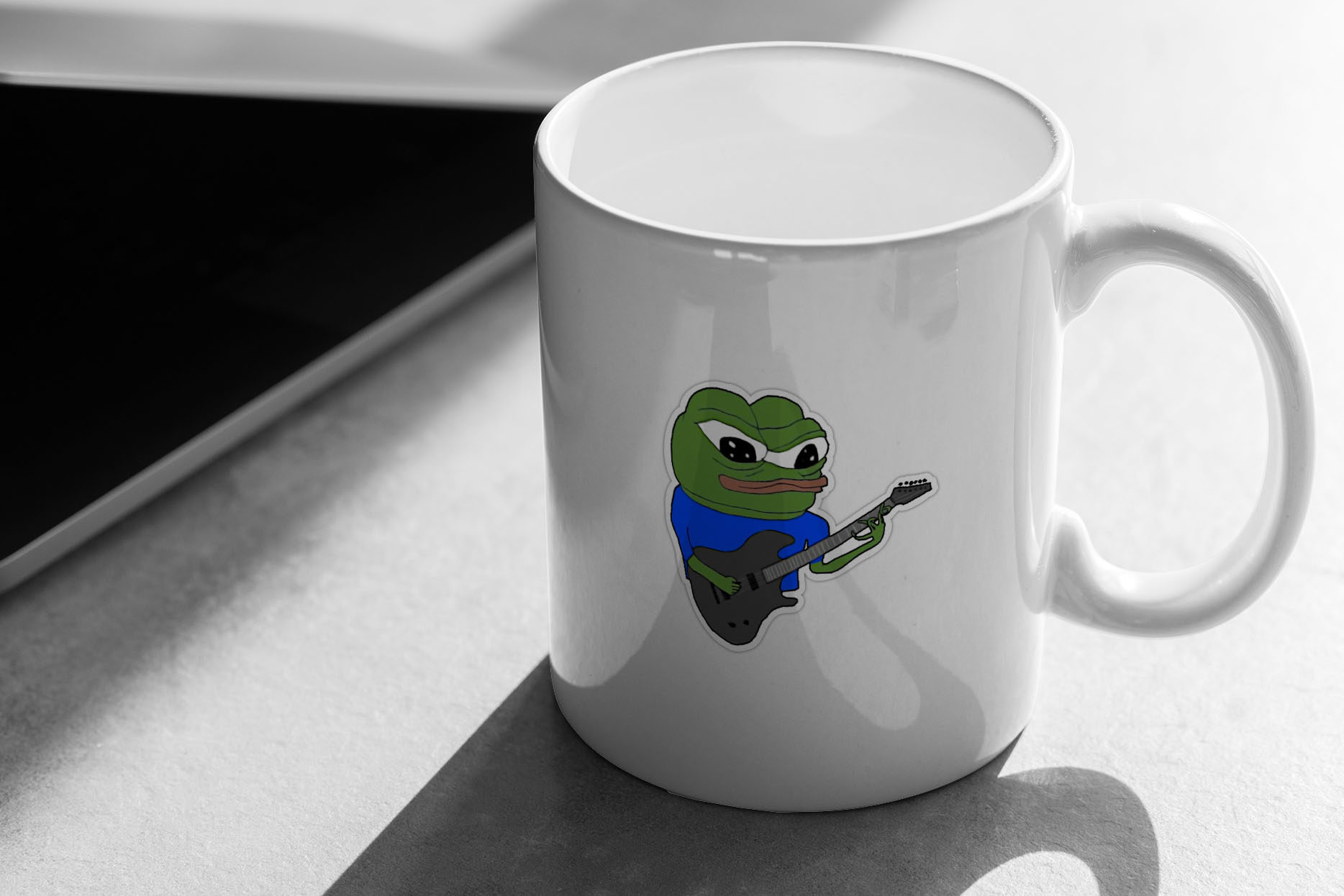 Rare Pepe Playing Guitar 61