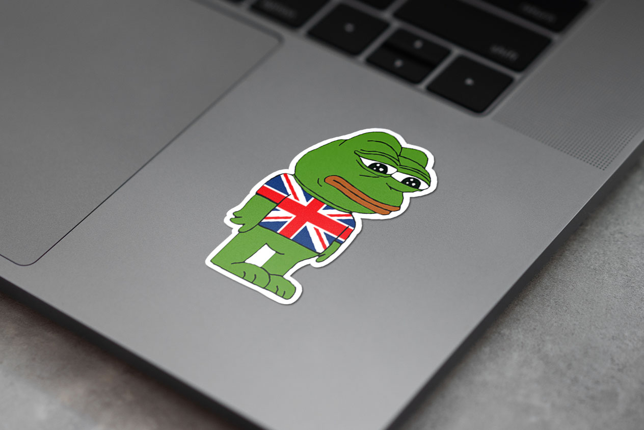 UK Union Jack Sad Pepe Frog 61