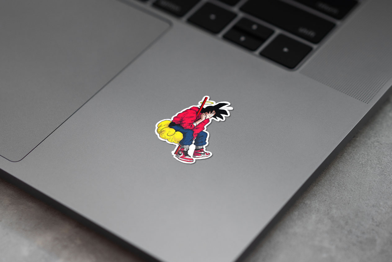 goku x jordan x flyy x swag Sticker 52