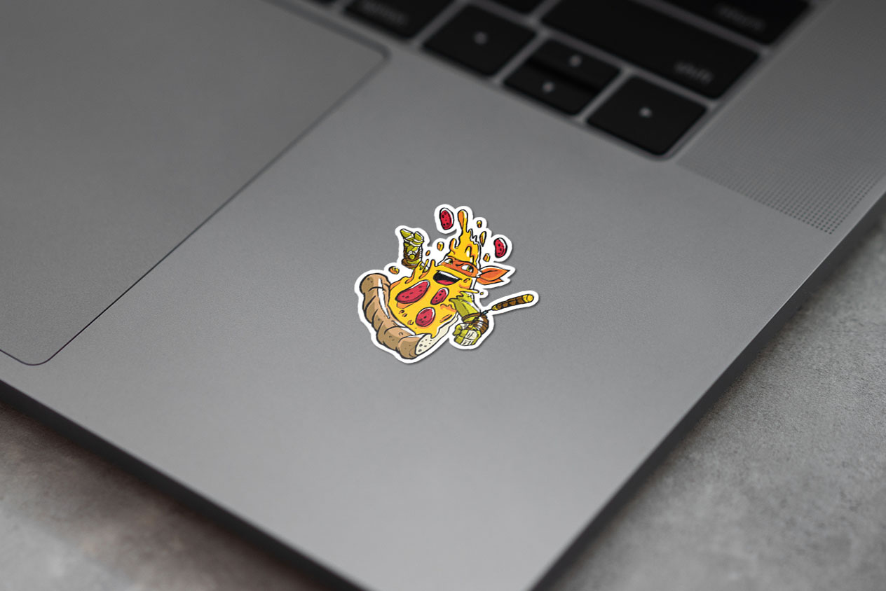 Pizza ninja illustration 153