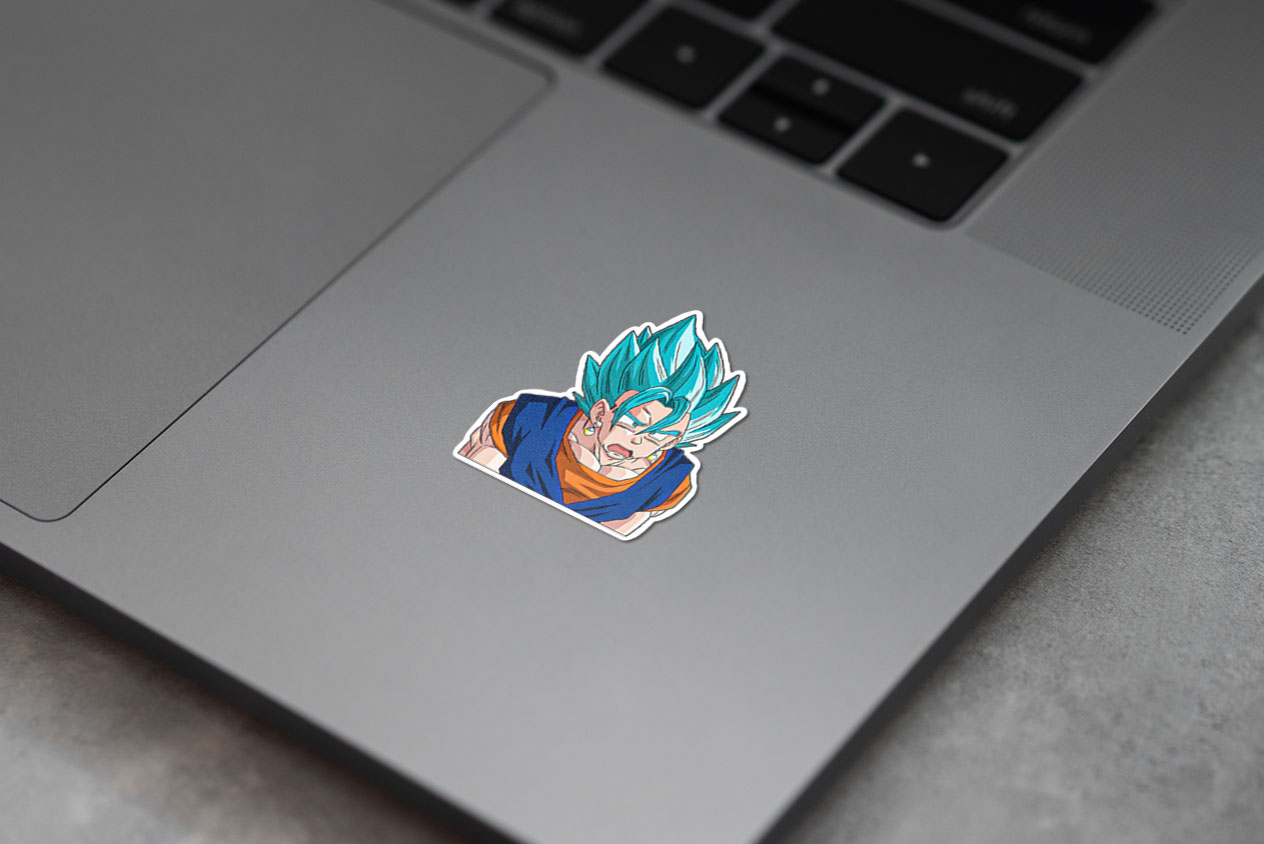 Vegito Meme Face - BRUH Sticker 52