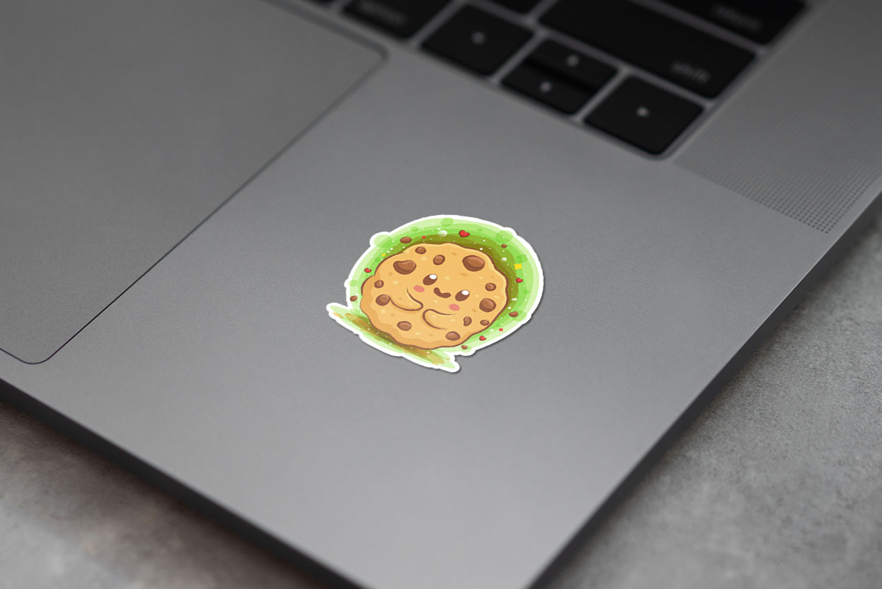 Cute chocolate Chip Cookie kawaii 323