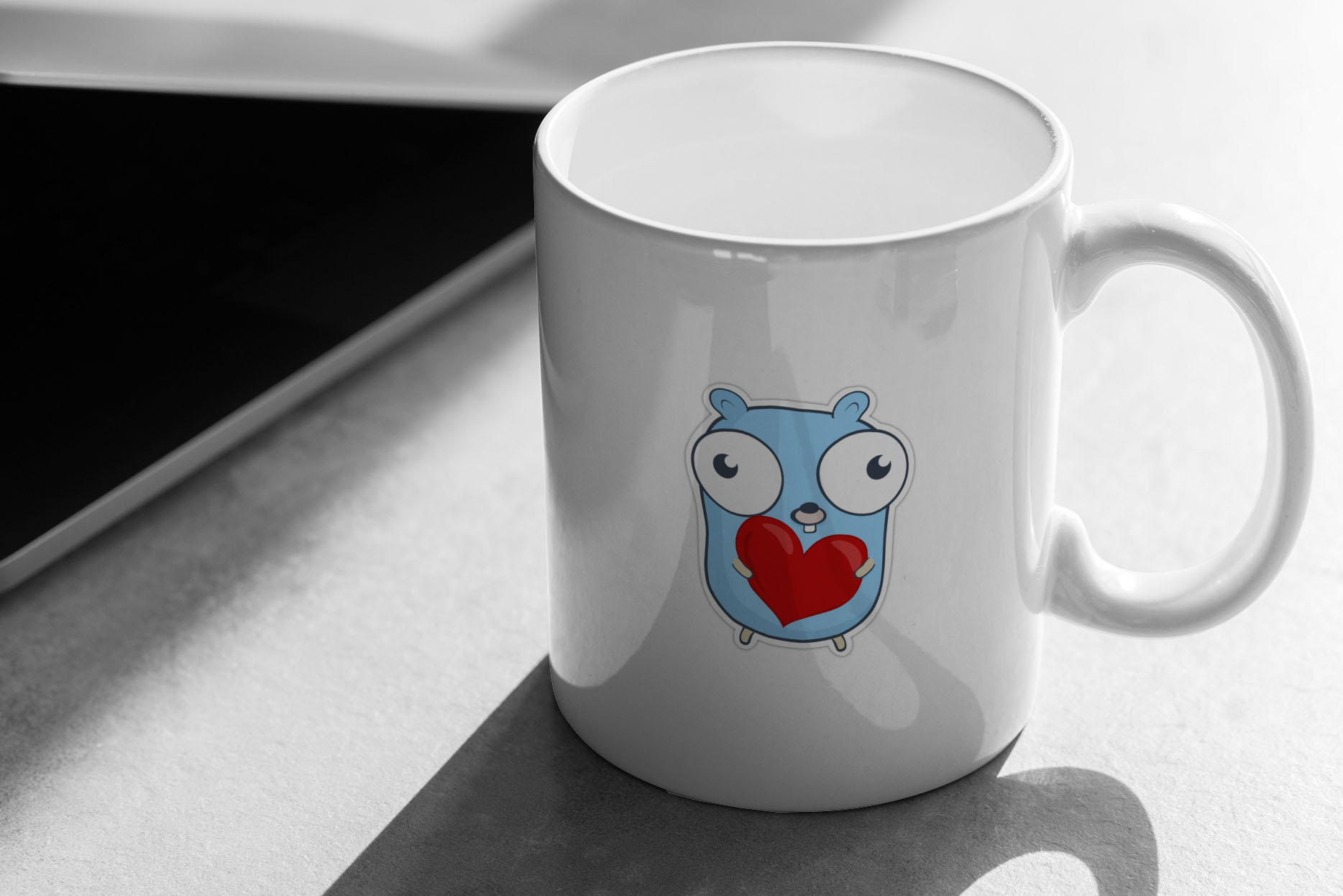 The Golang Mascot Heart Hug 193