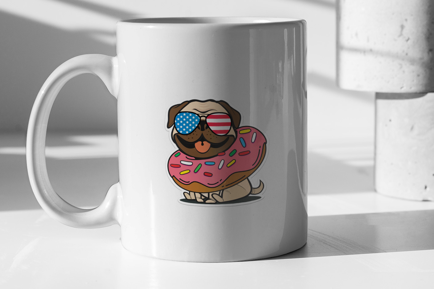 Pug Donut USA 185