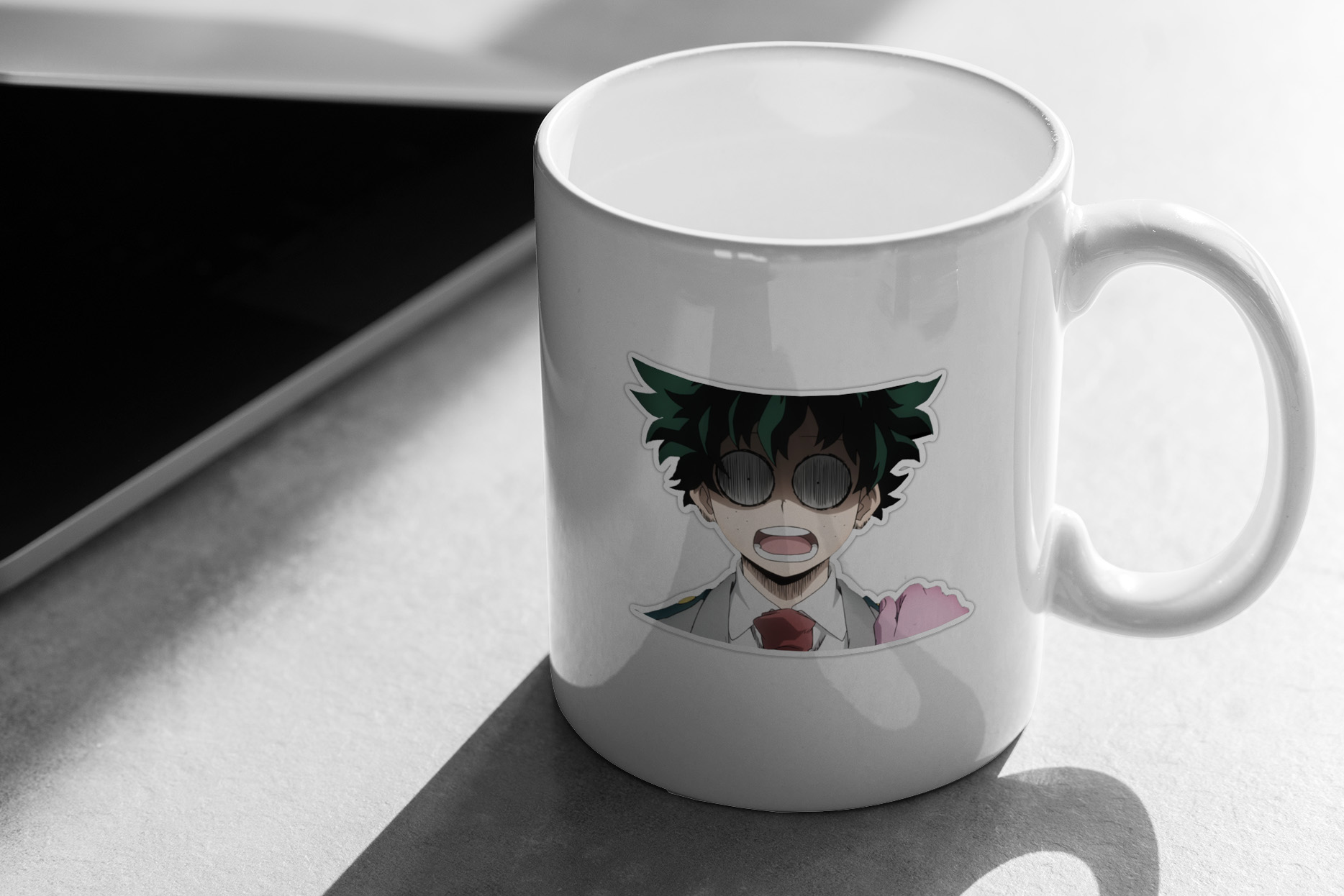 My Hero Academia Deku shocked 130