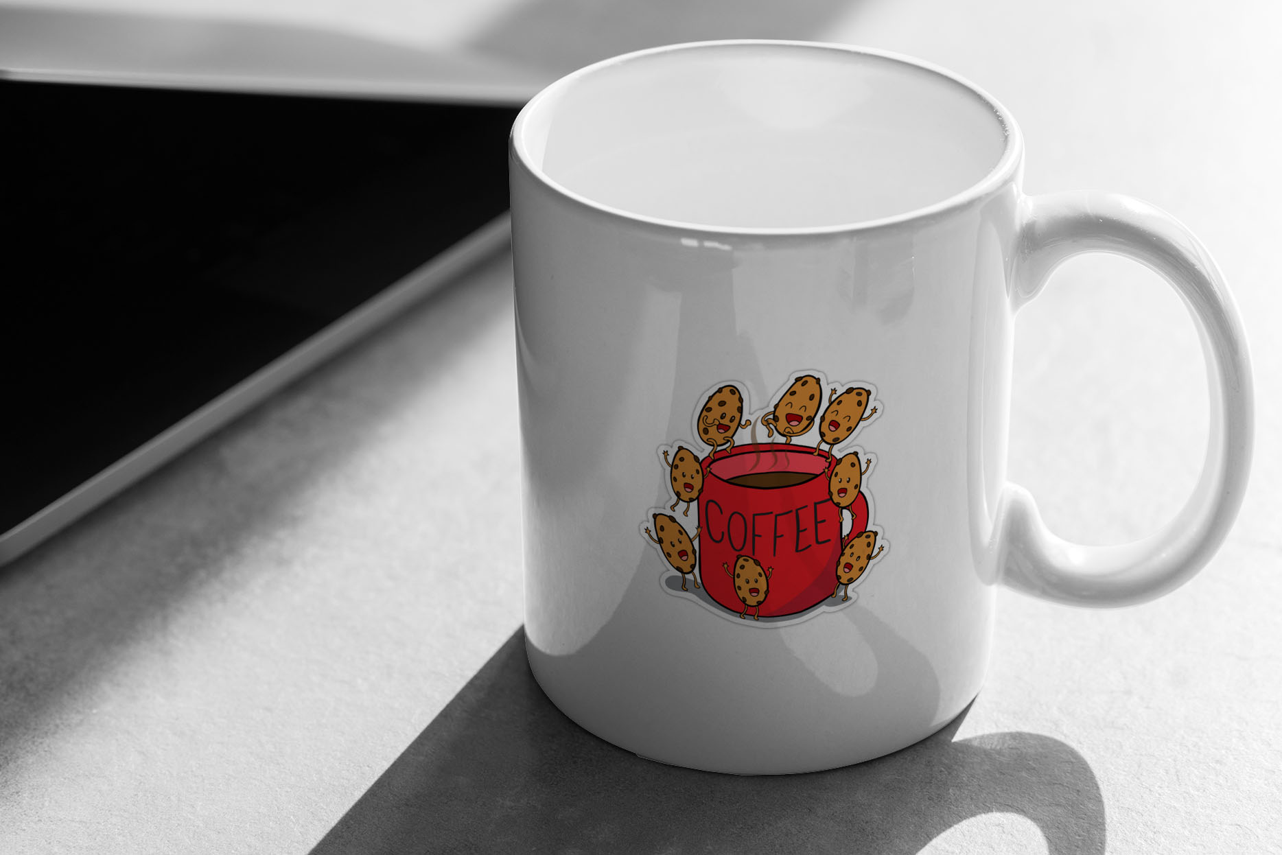 red COFFEE mug 185