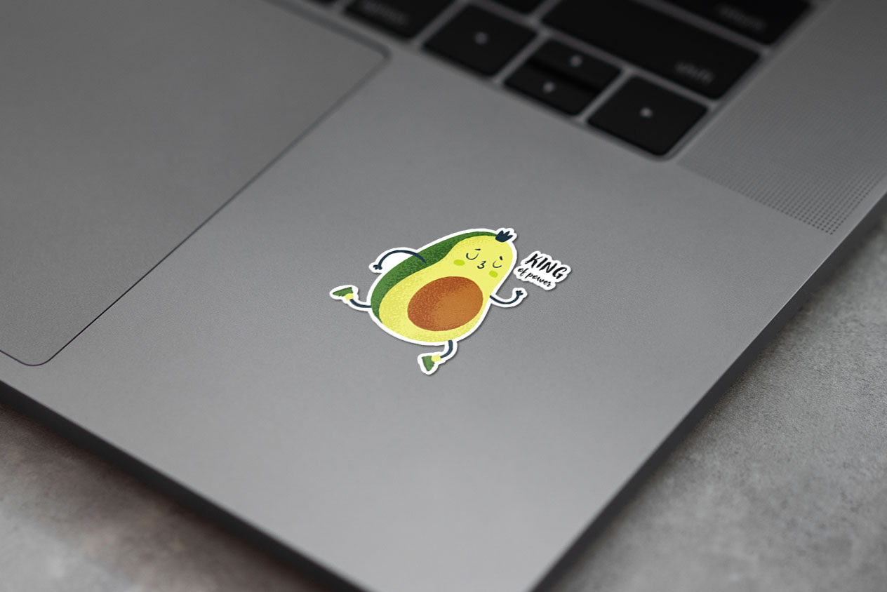 Cute avocado running 322