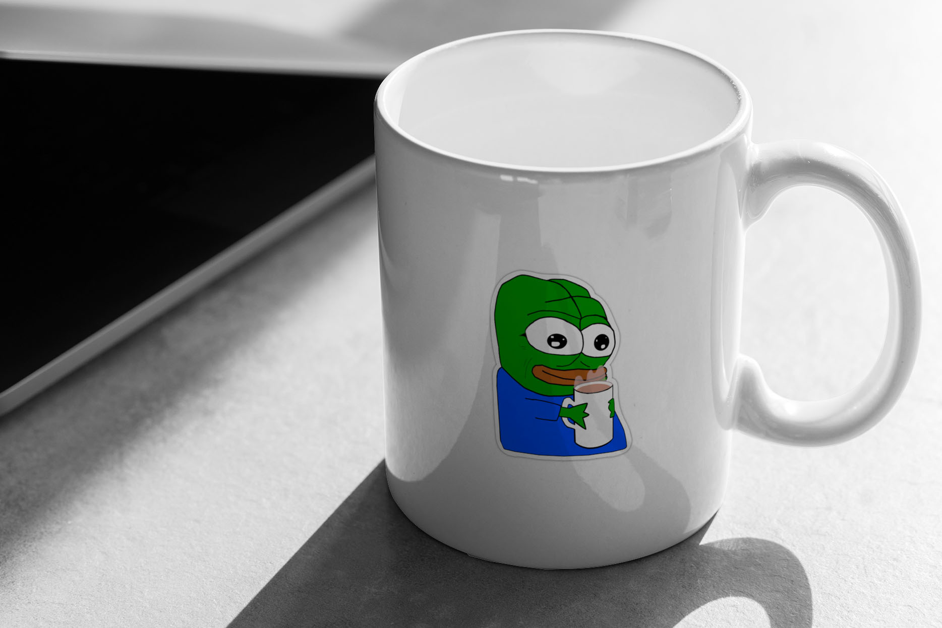 Caffeine Pepe Coffee Cup Cap 61