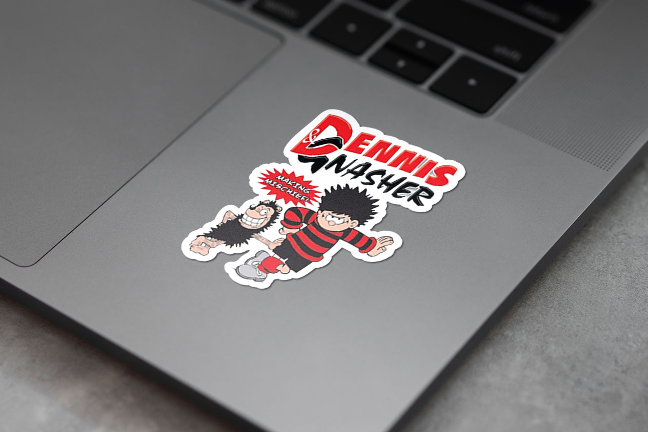 Making Mischief. Classic Dennis the menace and Gnasher, vintage style. 215