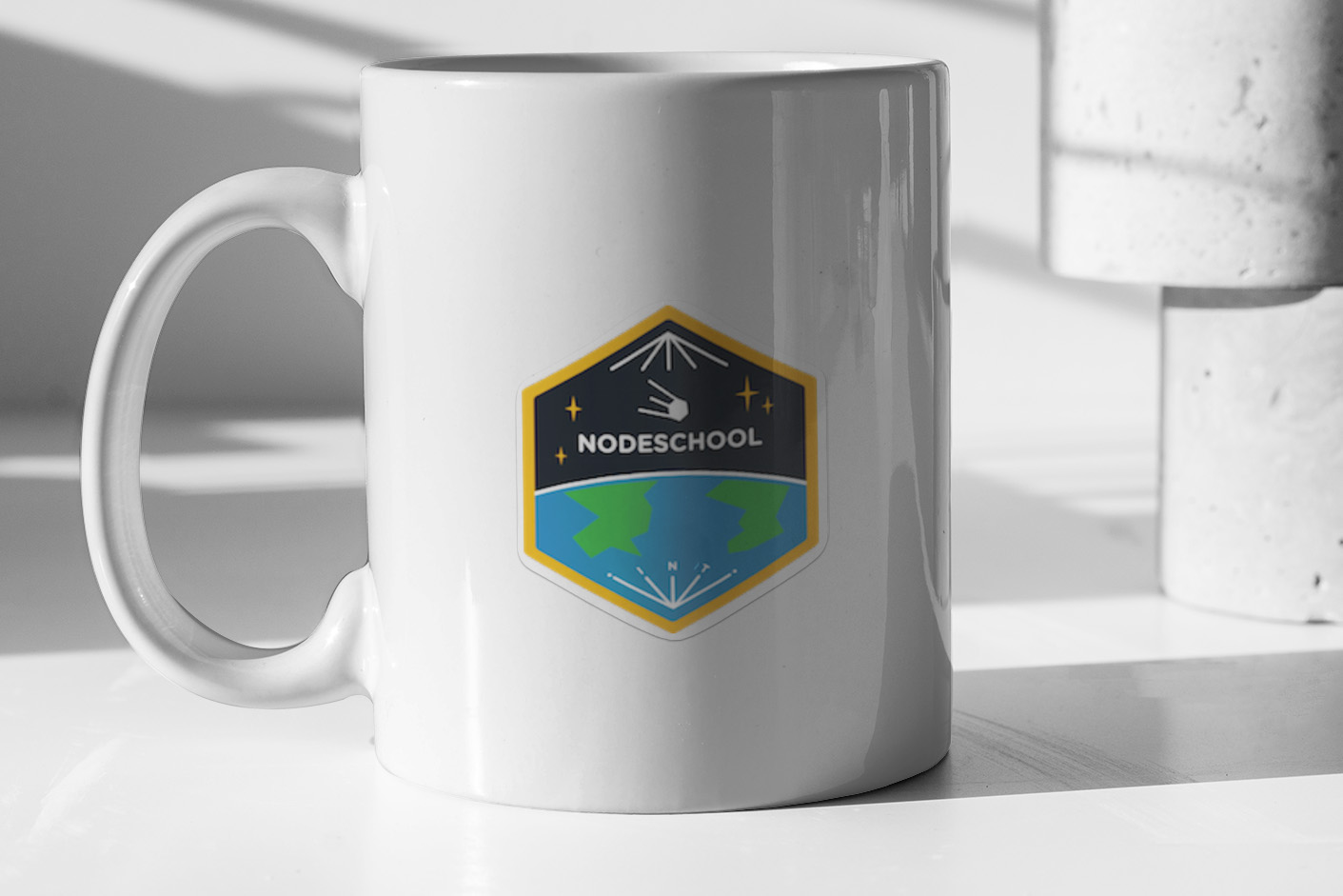 Nodeschool Hex sticker 419