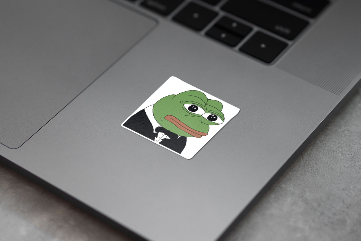 Pepe The Frog with a Suit, Pepe The Frog Tracksuit, Sir Pepe The Frog, Elegant P 60