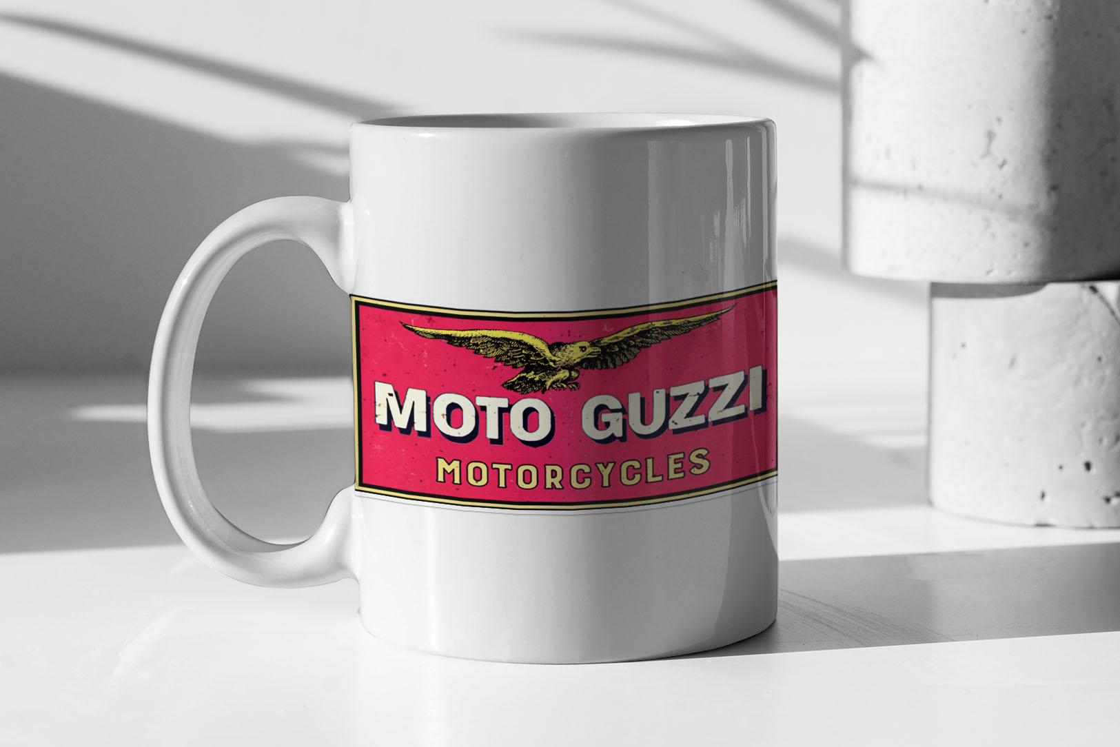 Vintage Moto Guzzi Motorcycle Emblem 189