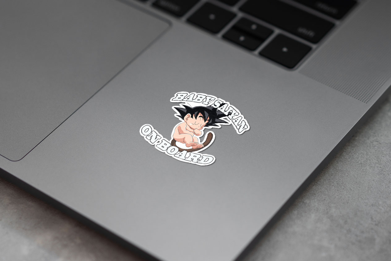 baby goku Sticker 52