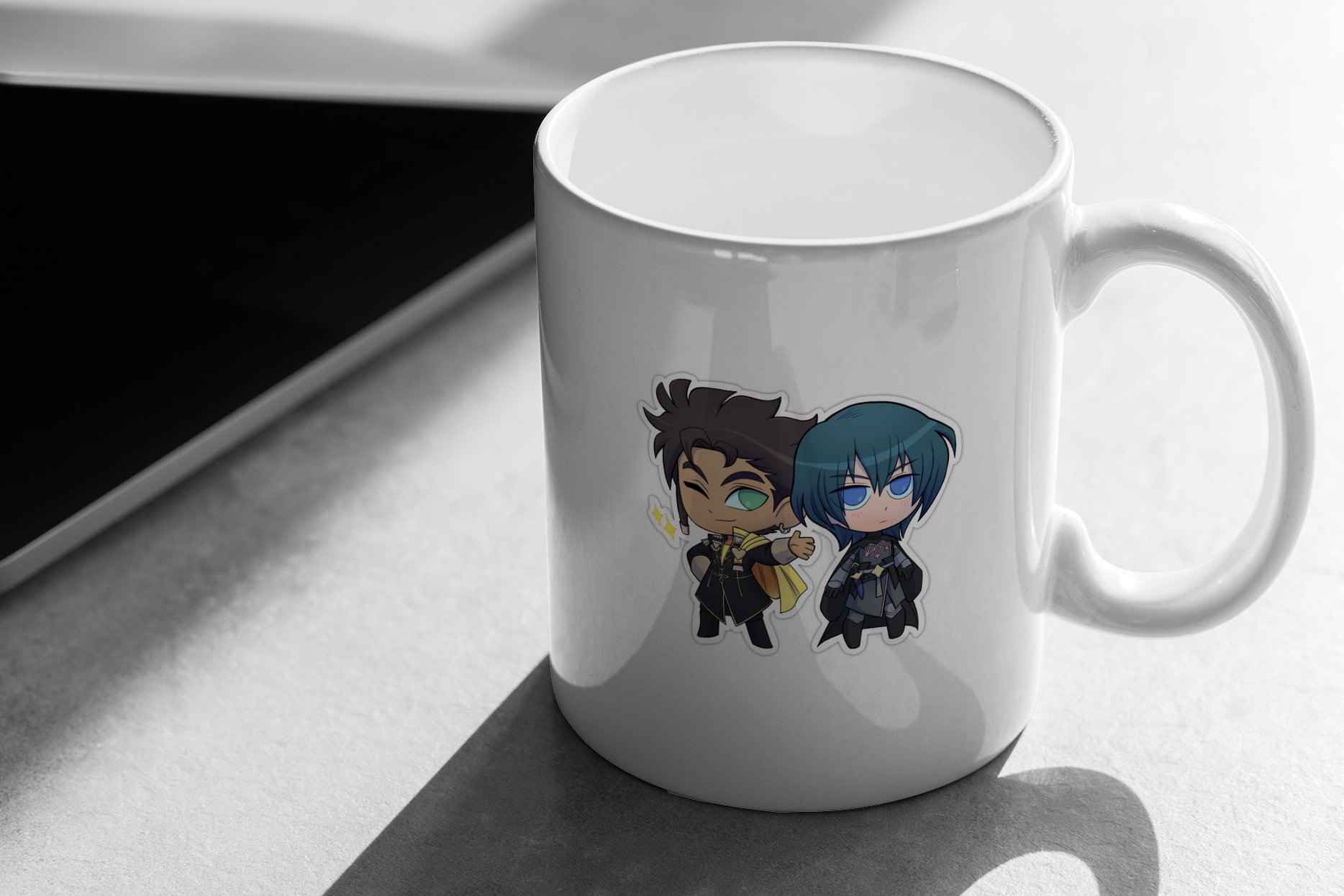 Byleth (M!Byleth) and Claude - Fire Emblem Three Houses - Chibi Cuties 263