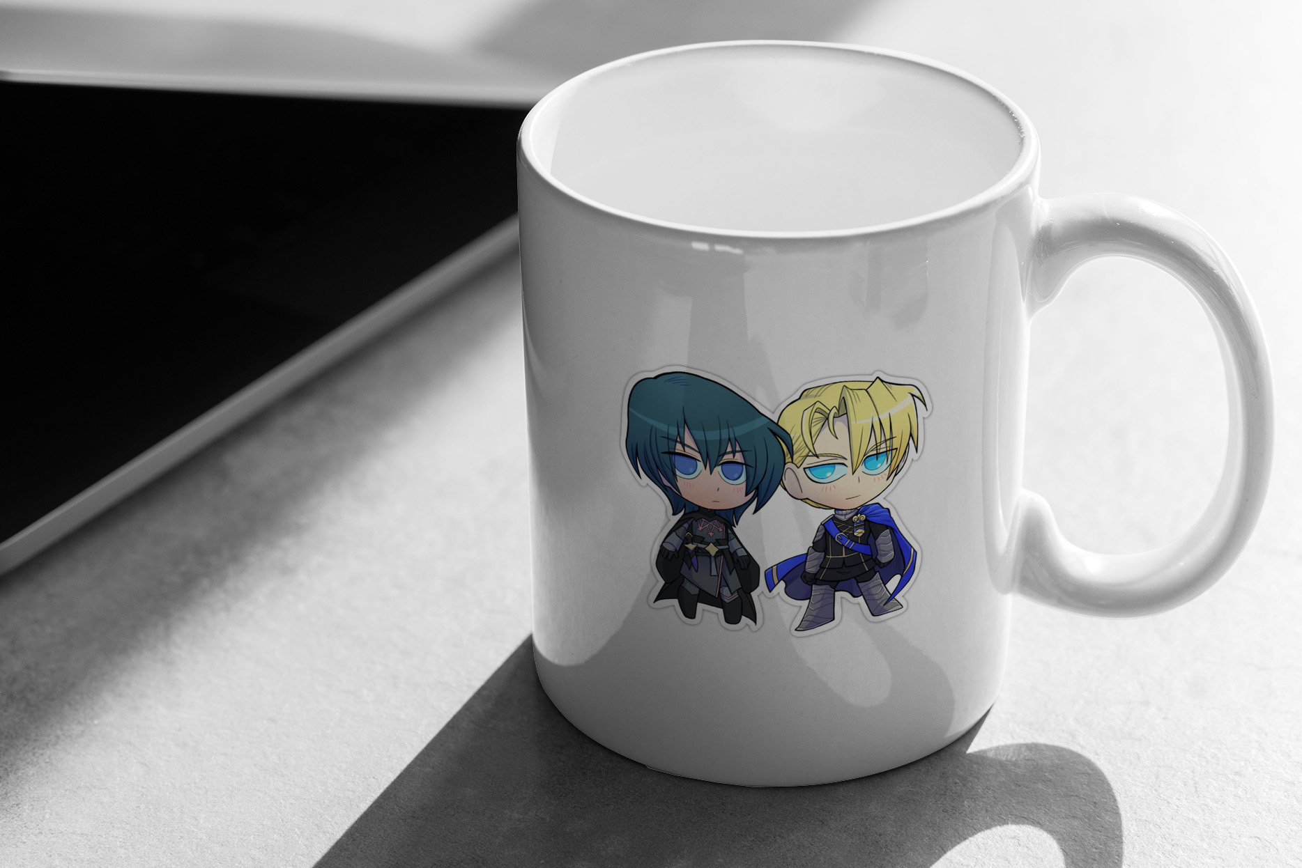 Byleth (M!Byleth) and Dimitri - Fire Emblem Three Houses - Chibi Cuties 263