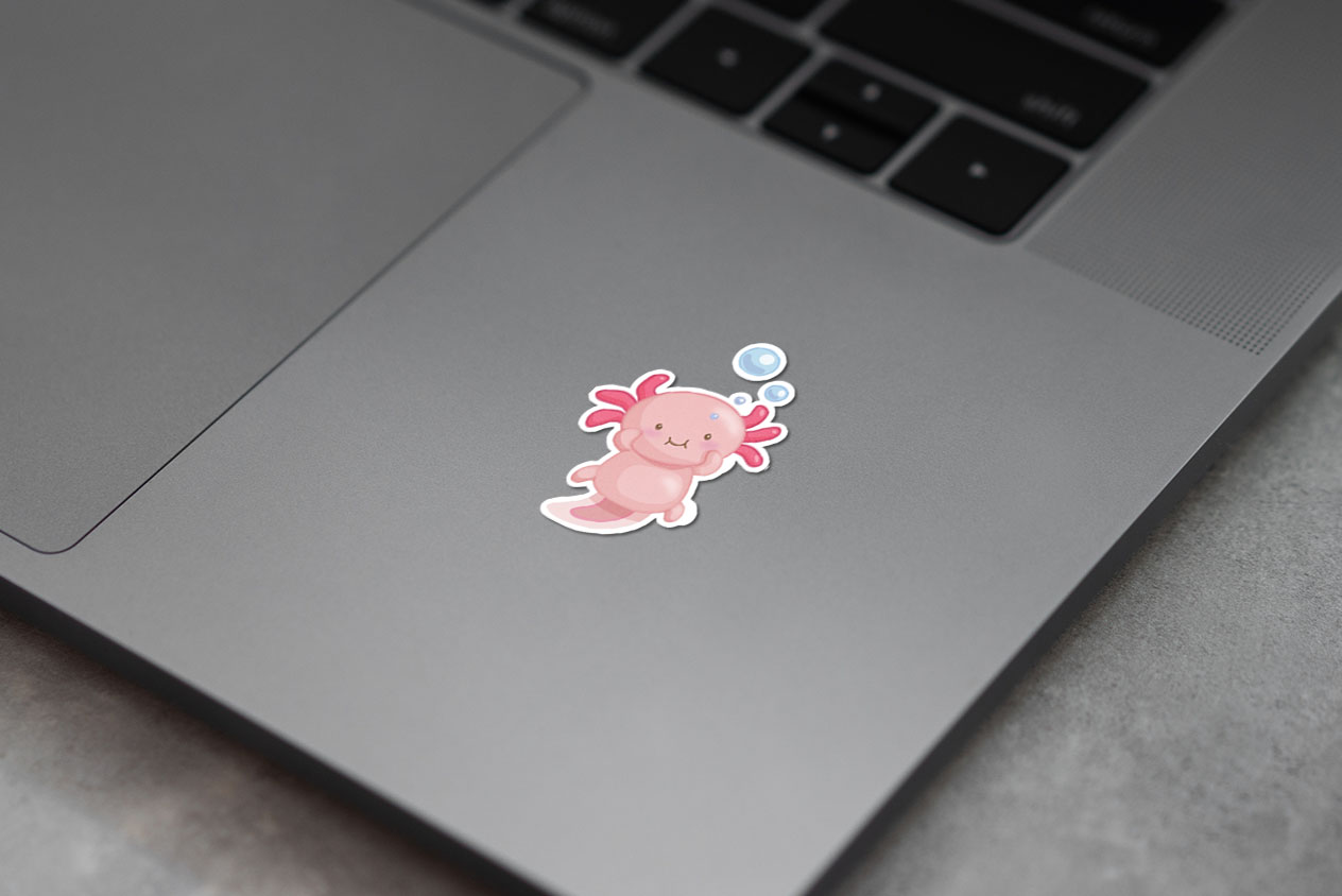 Cute Kawaii Axolotl with Funny and Sarcastic Quote 345