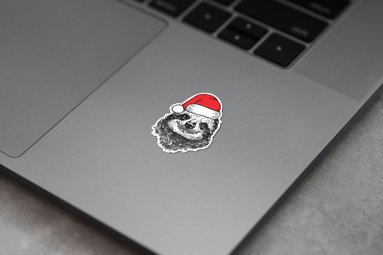 Christmas Sloth Santa Animal Holiday 271