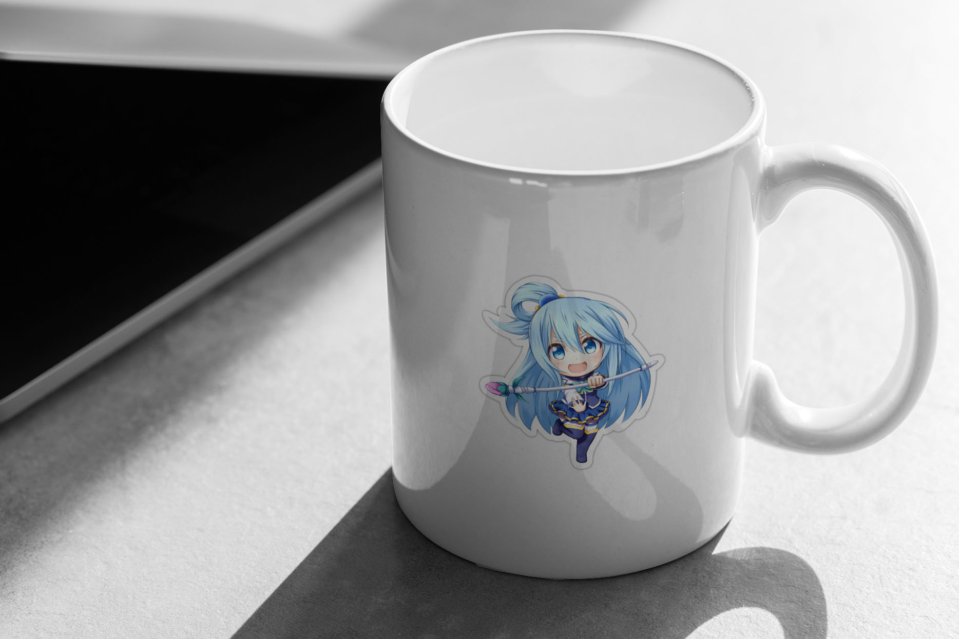 Aqua  Chibi with staff 209