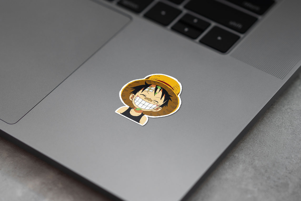 Luffy D OP Sticker 52