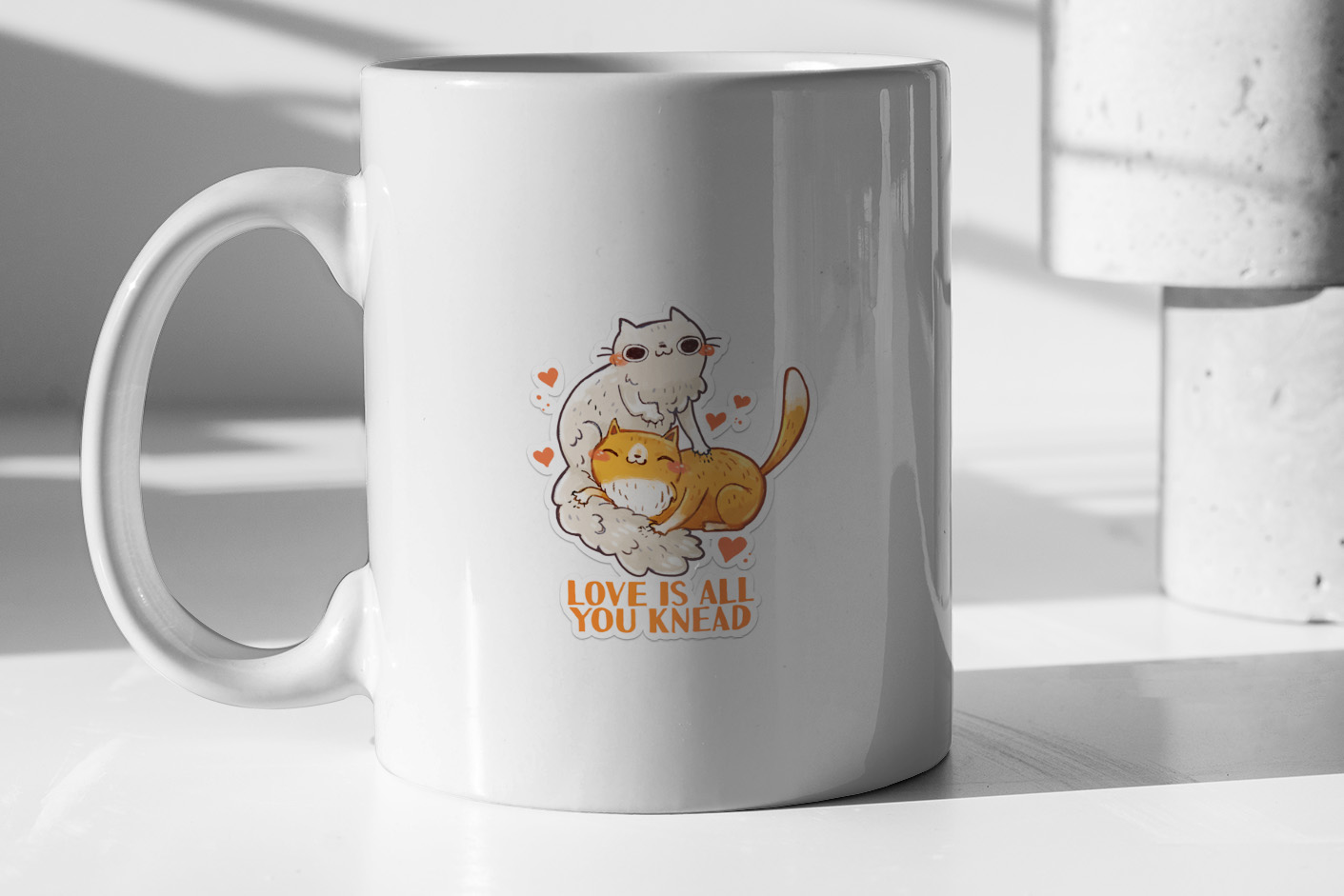 Cute Cats - Love is all you knead 384