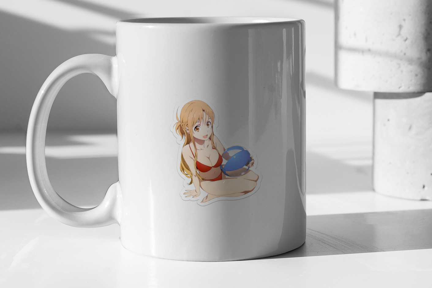 Sword Art Online - Asuna red bikini beach ball 209