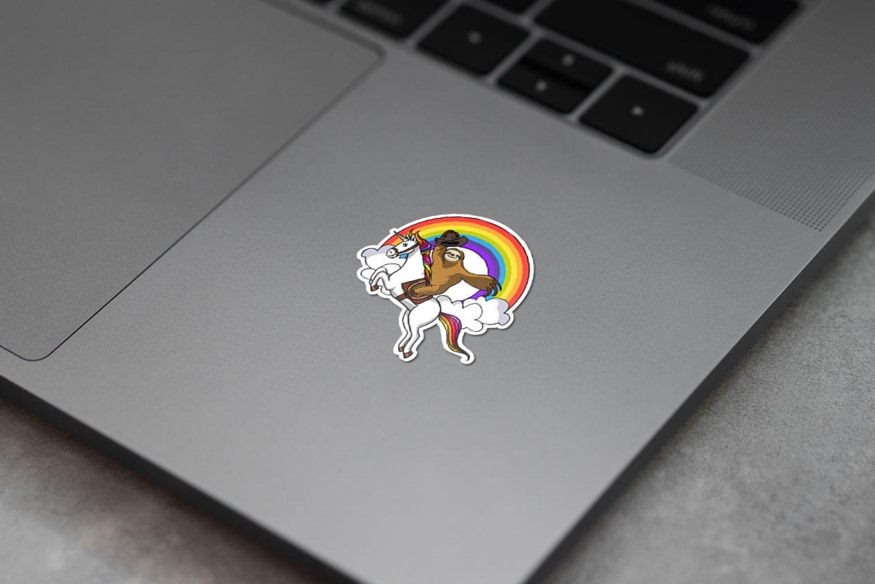 Sloth Cowboy Riding Unicorn 272