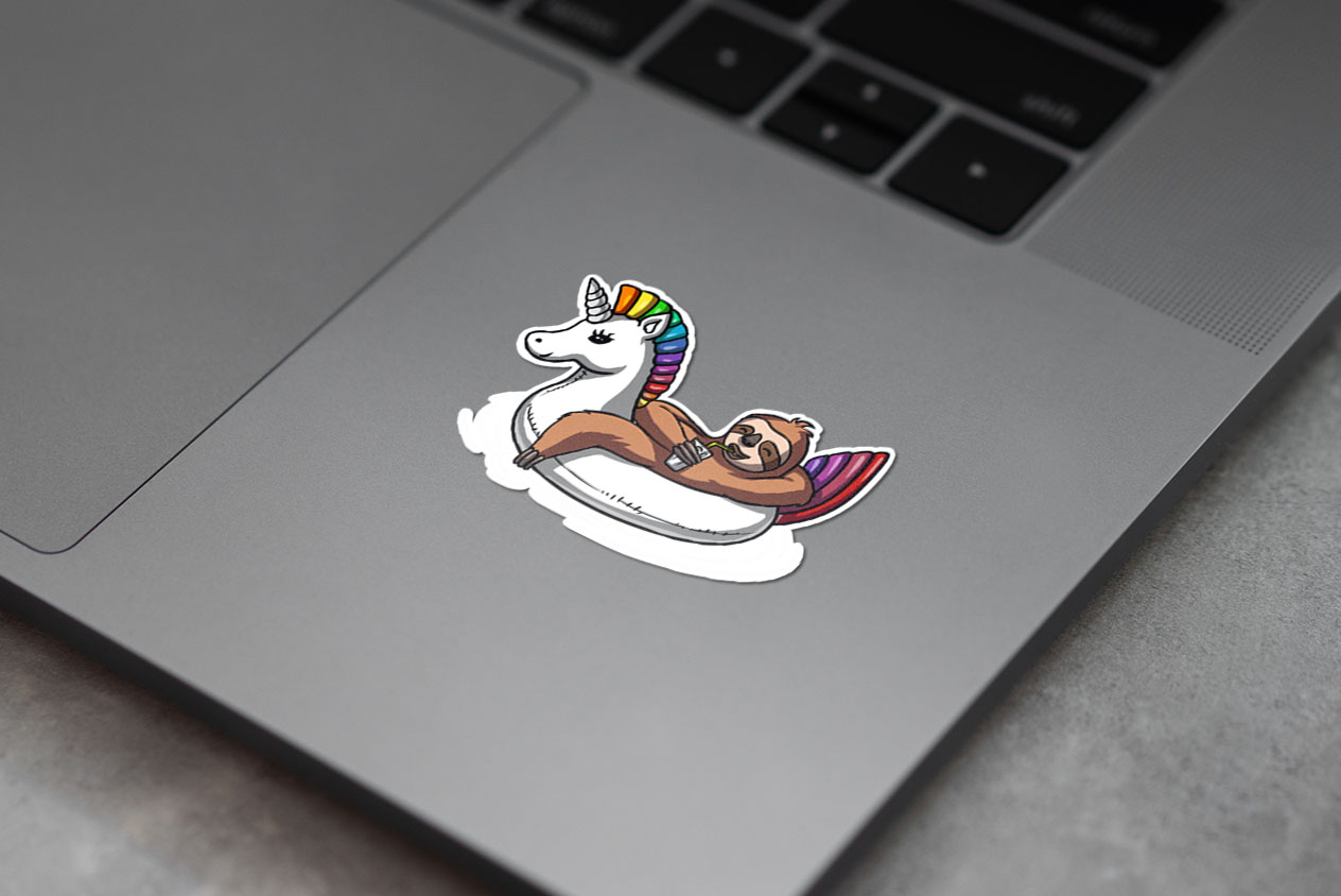 Sloth Riding A Unicorn Float 272