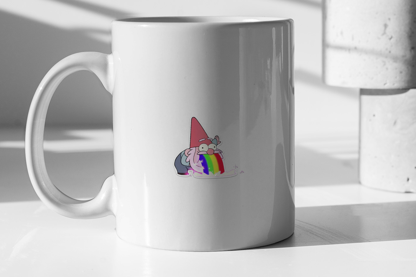 Gnome Steve Rainbow puke 427