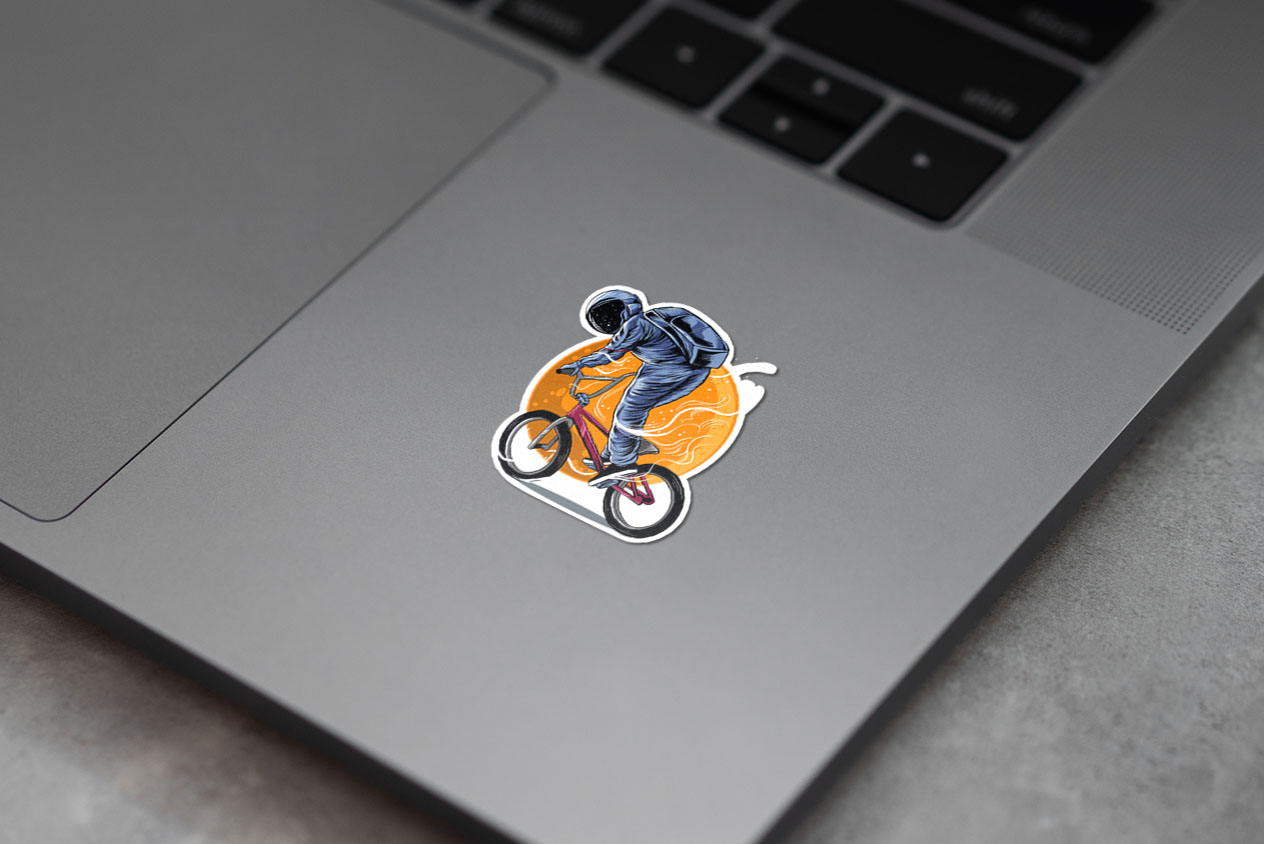 Astronaut riding a bike 322