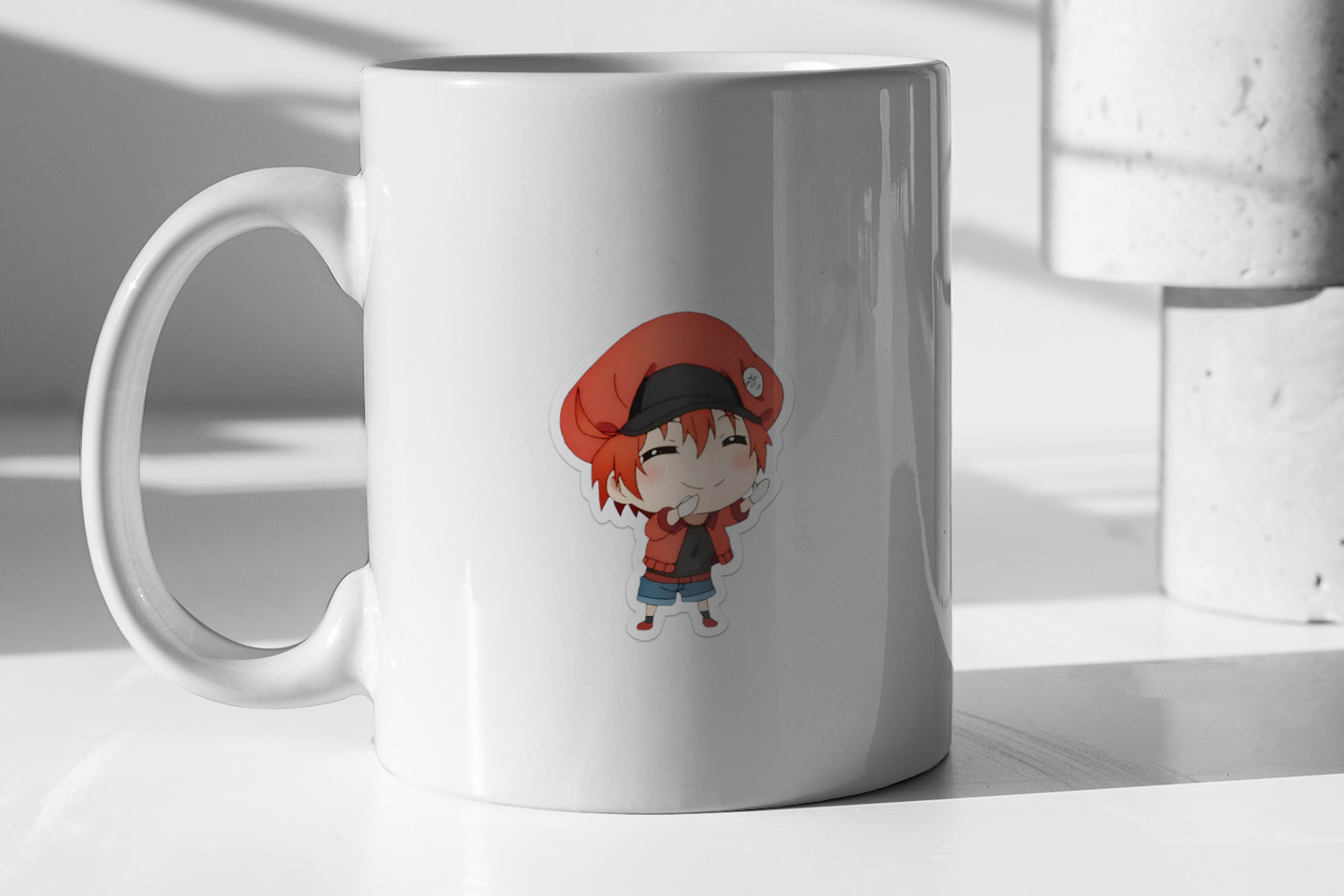 Cells at Work  Red blood cell chibi 234