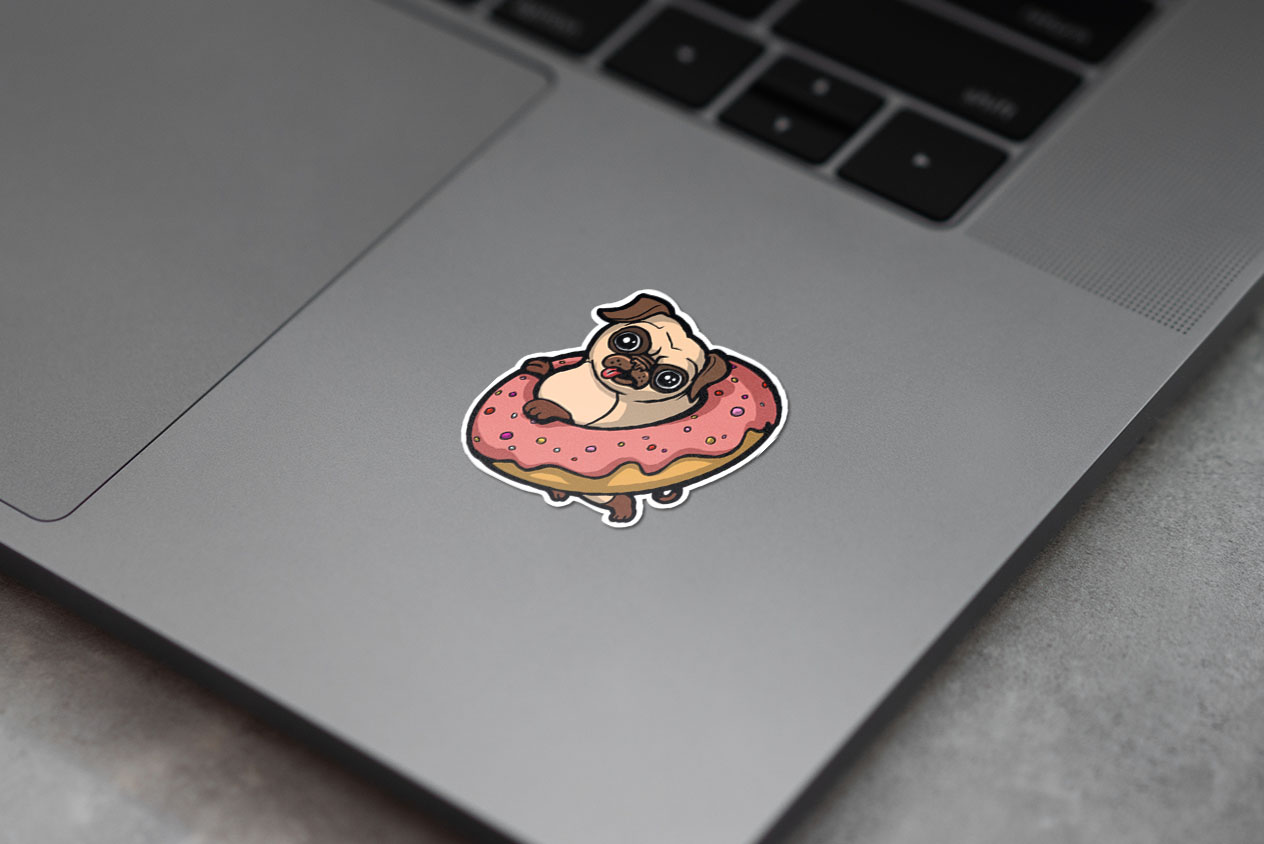 Pug Dog Donut Lover 272