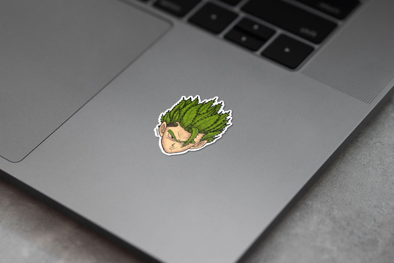 Weedheadz Gohan  Sticker 52